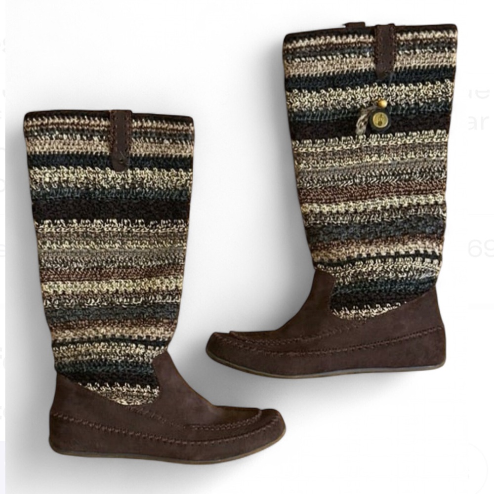 The Sak Moccasin Tall Slouch Boots size 8